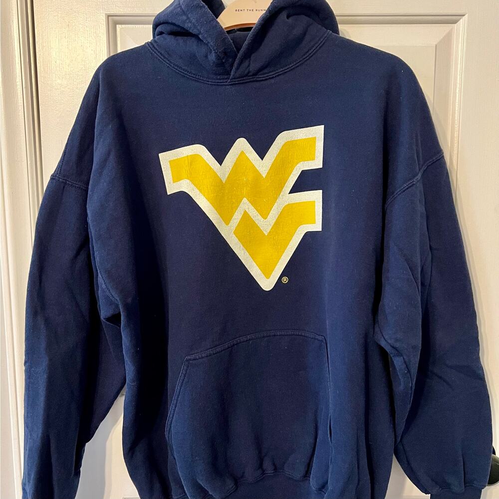 Vintage Classic WVU Mountaineers Hoodie Sweatshirt